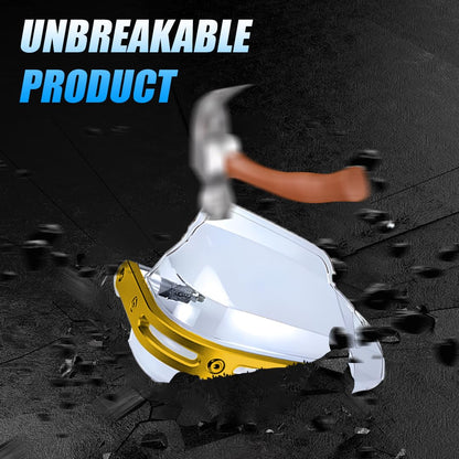 Universal Motorcycle handguard | Bike Wind Deflector Protectors for Handlebar Hand Safety, Fits Most Motorcycles-Gold - Moto Genius