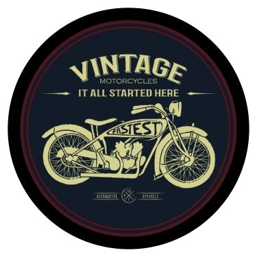 Vintage-SPC-15 Vinyl Sticker Waterproof Decals for Motorcycle, Helmet & Laptop | Edgy Aesthetic Stickers for Bikes and cars - Moto Genius