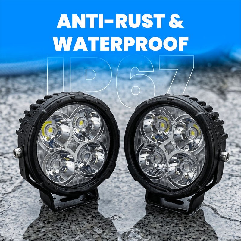 VK460 40W x 2 Motorcycle Fog Light Auxiliary LED Light Set – Moto
