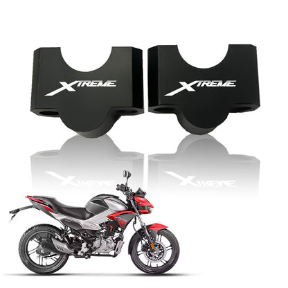 Handle Riser Clamp for Hero Xtreme 125R | Adjustable Handlebar Height Riser | CNC Aluminium Bike Handle Spacer for Better Riding Comfort & Control