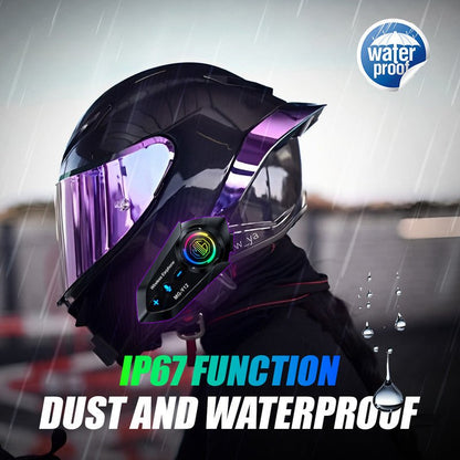 Y70 High Version Motorcycle Wireless Helmet Bluetooth Headset V5.3 – Hands-Free Speaker, Outdoor Riding, Intercom, Music & Call Support-Y21 - Moto Genius