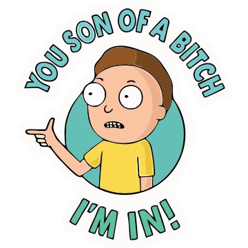 you son of a bitch I m In Sticker